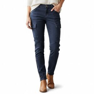 J Brand Houlihan Skinny Cargo Pants in Olympia Blue Size 27